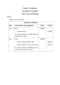 Introductory Accounting