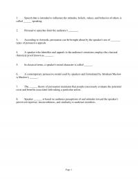 978-1457663536 Test Bank Chapter 24 Principles of Persuasive Speaking_FIB