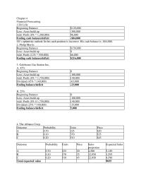 Financial Forecasting