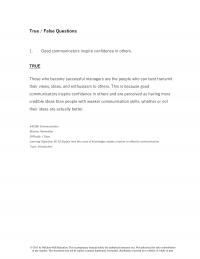 978-0073530406 Test Bank Chapter 5 Part 1