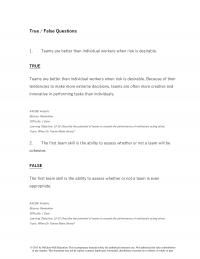 978-0073530406 Test Bank Chapter 10 Part 1