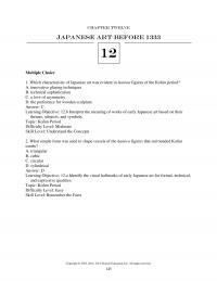 978-0134479262 Test Bank Chapter 12