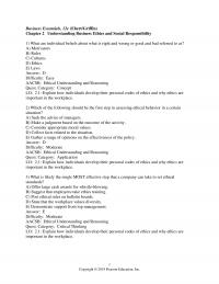 978-0134728391 Test Bank Chapter 2 Part 1
