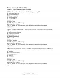978-0134728391 Test Bank Chapter 8 Part 1
