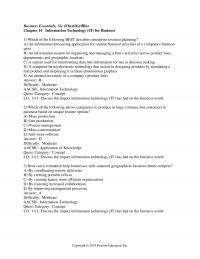 978-0134728391 Test Bank Chapter 14 Part 1