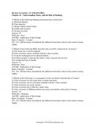 978-0134728391 Test Bank Chapter 16 Part 1