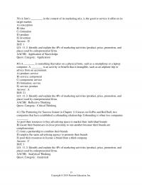 978-0134729534 Test Bank Chapter 11 Part 2