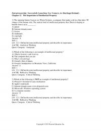 978-0134729534 Test Bank Chapter 12 Part 1
