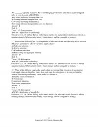 978-0134731889 Test Bank Chapter 03 Part 2