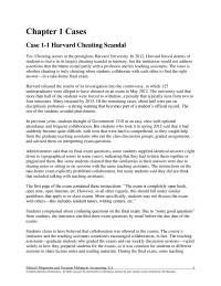 Harvard Cheating Scandal