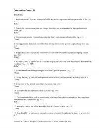 978-1119563228 Test Bank Chapter 13