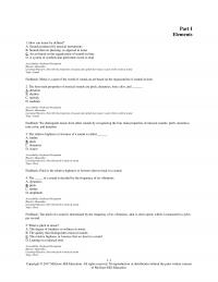 978-1259892707 Test Bank Part I Elements Part 1