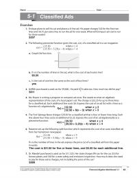 978-0538449670 Chapter 5 Workbook Solutions