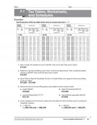 978-0538449670 Chapter 7 Workbook Solutions