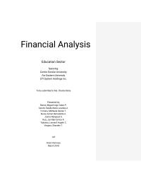 Business Finance Analysis