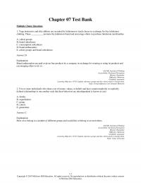 978-1260100044 Test Bank Chapter 7 Part 1