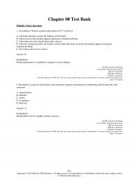 978-1260100044 Test Bank Chapter 8 Part 1