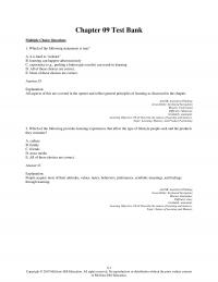 978-1260100044 Test Bank Chapter 9 Part 1