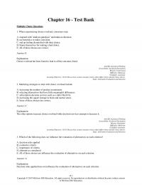 978-1260100044 Test Bank Chapter 16 Part 1