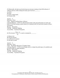 978-1260013924 Test Bank Chapter 5 Part 2