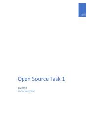 Open Source (OPSC) Research & Design Essay