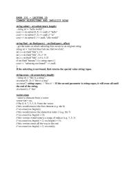 Engr 101 Lecture 25 Notes