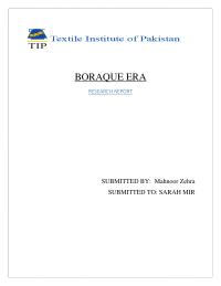 Baroque Era