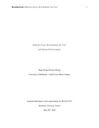 MGMT Running head Reflective Essay
