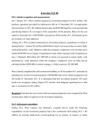 International Accounting – Investment Property