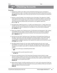 978-0538449670 Chapter 3 Workbook Solutions