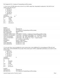 978-1337902571 Test Bank Appendix 05A Continuous Compounding and Discounting