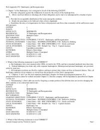 978-1337902571 Test Bank Web Appendix 07C Bankruptcy And Reorganization