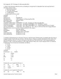 978-1337902571 Test Bank Web Appendix 12D Techniques For Measuring Beta Risk