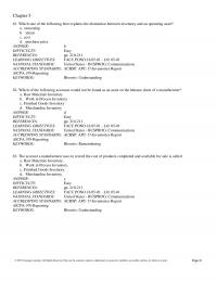 978-1337276337 Test Bank Chapter 5 Part 2