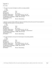 978-1337276337 Test Bank Appendix A Part 1