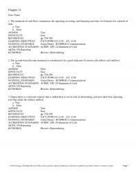 978-1337276337 Test Bank Chapter 12 Part 1