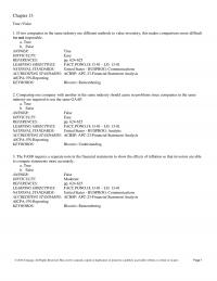 978-1337276337 Test Bank Chapter 13 Part 1