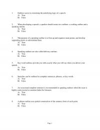 Chapter 13 A Sentence Outline Uses Complete Sentences