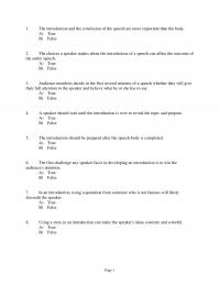 978-1319059415 Test Bank Chapter 14 Developing The Introduction MC