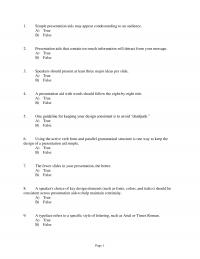 978-1319059415 Test Bank Chapter 21 Designing Presentation Aids MC