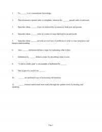 978-1319059415 Test Bank Chapter 23 The Informative Speech FIB