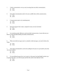Chapter 6 Physical characteristics and appearance play a minimal role in nonverbal communication