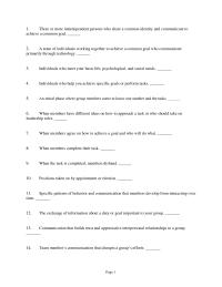 Chapter 11 An initial phase where group members come to know one another and the tasks