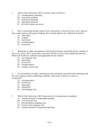 Chapter 15&nbsp;If your friend asked you how to help them manage the speech anxiety they feared for an upcoming final oral presentation, what advice would you NOT offer them