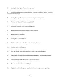 Chapter 17&nbsp;Identify three guidelines to keep in mind when preparing a persuasive presentation