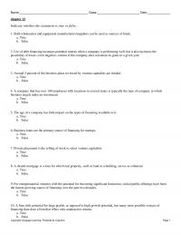 978-1305405745 Test Bank Chapter 12 Part 1