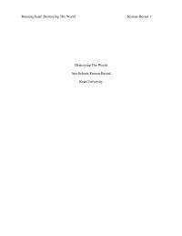 Distruing The World