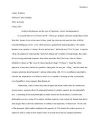Artificial Intelligence And The Age Of Optimistic Artistic Interdependence