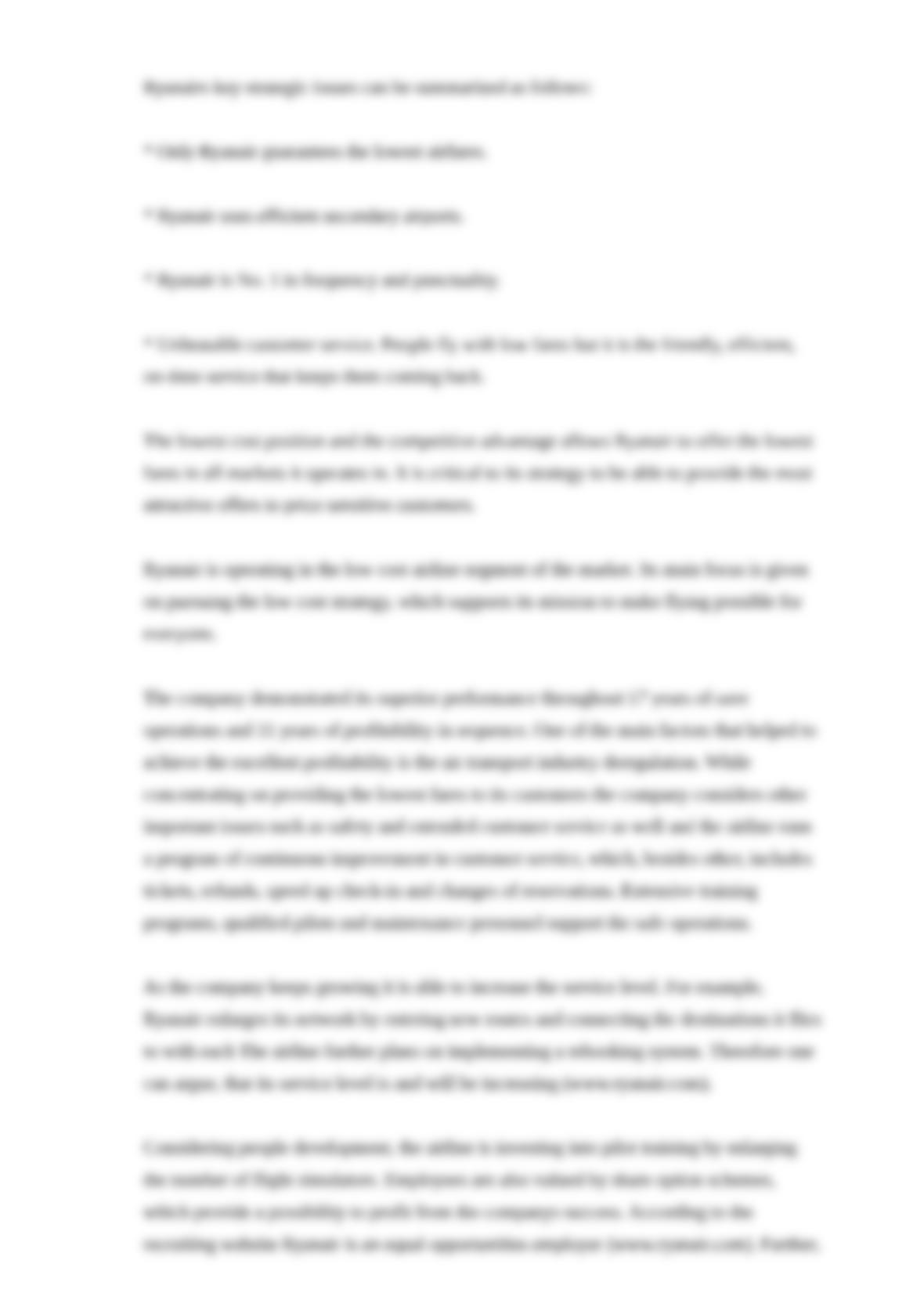 Ryanair case study harvard image