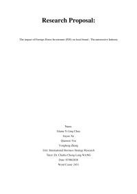 Research Proposal Research